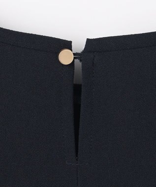 UNFILO ジョーゼット ラウンドテール プルオーバー ネイビー