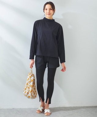 OP／FILA 【ocean pacific】モックネックラッシュガード付き 水着5点セット