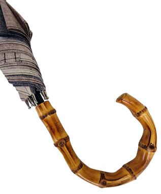 +RING 【限定/日本製】UNISEX 長傘60cm BRN denim-like pattern SR345 ブラウン