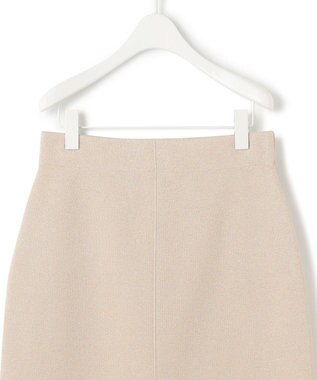 ICB 【洗える】 シャイニースムース ニットスカート ベージュ系