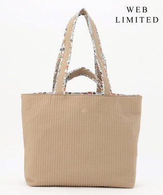 J.PRESS LADIES 【WEB限定・リバーシブル】キルティング トートバッグ