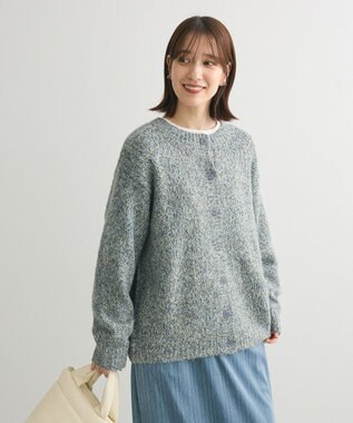 Green Parks ２ＷＡＹメランジＭＩＸニットプルオーバー Navy