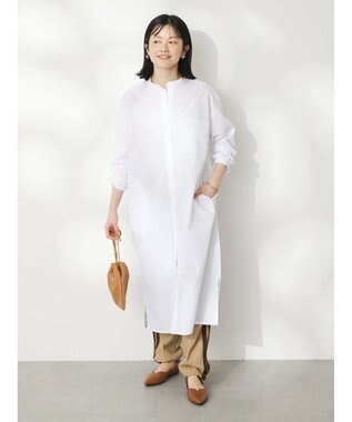 CRAFT STANDARD BOUTIQUE プランサーボタンシャツワンピース Off White