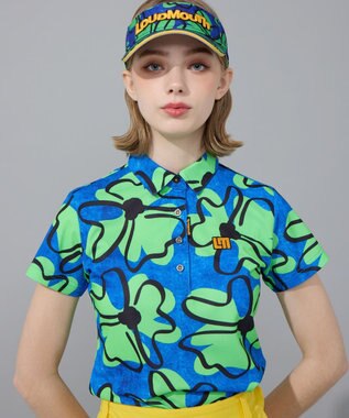 FILA GOLF／marie claire 【Loudmouth】柄ポロシャツ Retro Charm