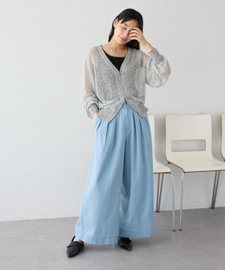 CRAFT STANDARD BOUTIQUE 3タックデニムパンツ Light Indigo