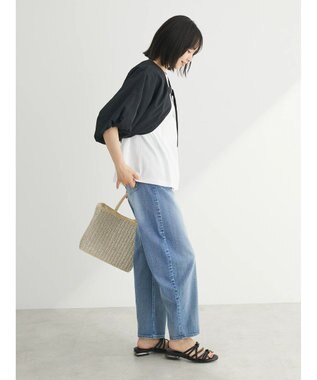 Green Parks ・ＥＬＥＮＣＡＲＥ　ＤＵＥ　バルーンスリーブボレロ Black