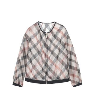 DAKS ハウスチェックシアー リップルブルゾン ウルトラハウスチェック