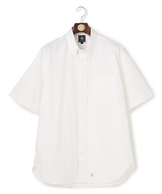 J.PRESS MEN 【J.PRESS ORIGINALS】【UNISEX】Oxford Half Sleeve Shirt / B.D. / Baggy-Fit ホワイト系