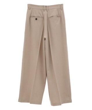 AMERICAN HOLIC イージーケアラップ風パンツ Beige