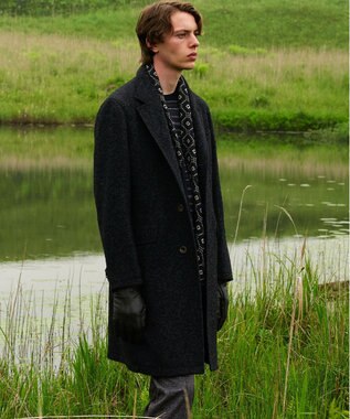 JOSEPH ABBOUD 【キングサイズ・イタリア糸使用/洗える】フェアアエルクルーネック ニット ネイビー系7