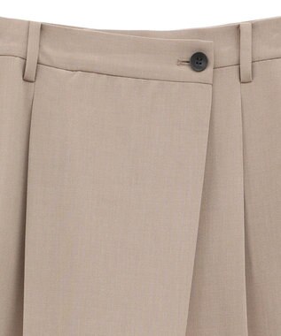 AMERICAN HOLIC イージーケアラップ風パンツ Beige