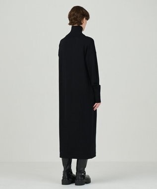 GRACE CONTINENTAL ストレートニットワンピース ブラック