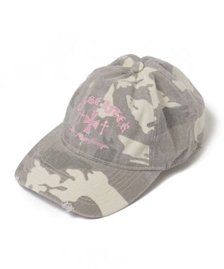 WEGO クロス刺繍カモフラキャップ 柄1