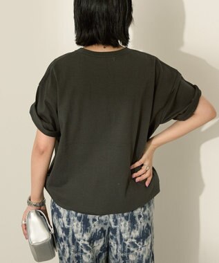 AMERICAN HOLIC カラーロゴTシャツ Charcoal Gray