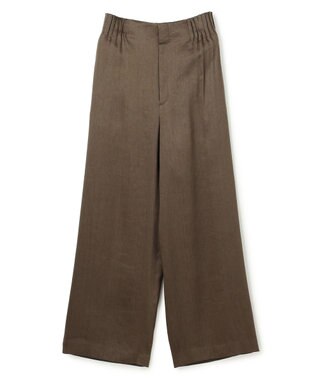 BEIGE， MICA / リネンブレンドイージーワイドパンツ Khaki