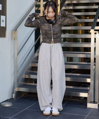 WEGO リブジップパーカー 柄1