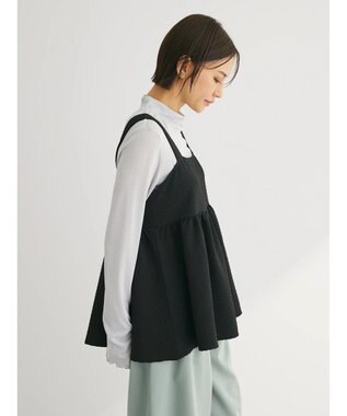 Green Parks ジャガードキャミビスチェ Black