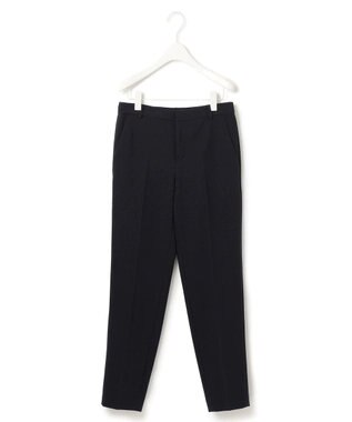 23区 トリアセダブルジョーゼット パンツ ブラック系