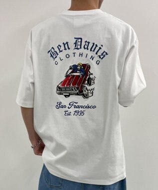 WEGO LOWRDE　EMB　TEE ホワイト