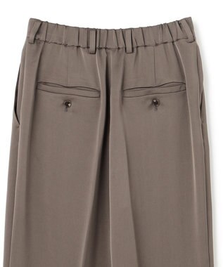 uncrave ライトダブルサテン ワイドパンツ トープ