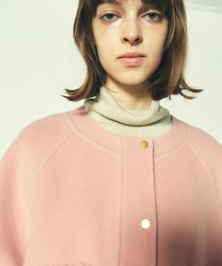 GRACE CONTINENTAL ファーポケットリバージャケット ピンク