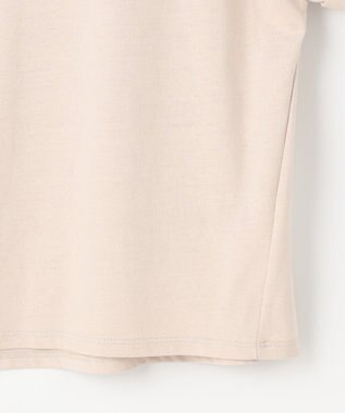 J.PRESS LADIES 【洗える】コットンリネンジャージー ポロ カットソー ベージュ系