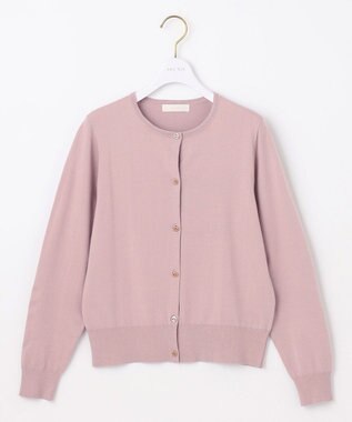 ANY SIS 【洗える】ベーシック カーディガン ローズグレー