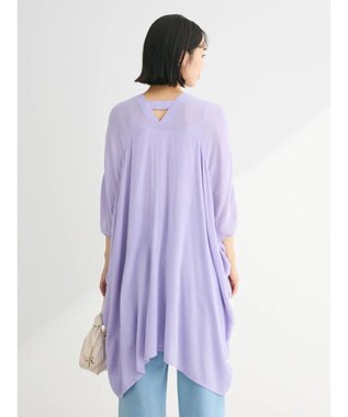 Green Parks Ｉ　レーヨンクレープチュニック Purple