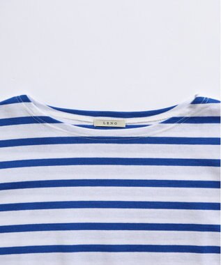 LENO BORDER T-SHIRT / ボーダーTシャツ WHITE×BLUE