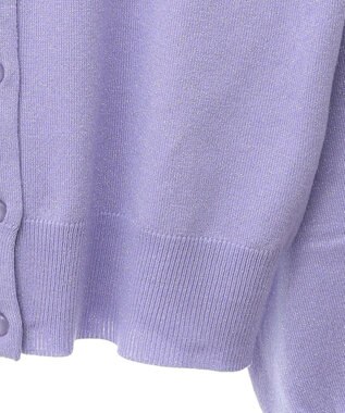 earth music&ecology アンジェリーナラメカーディガン Lavender