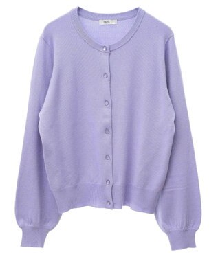 earth music&ecology アンジェリーナラメカーディガン Lavender