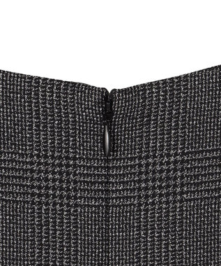 ICB L ウォッシャブルライトウール ワンピース ラメチェック