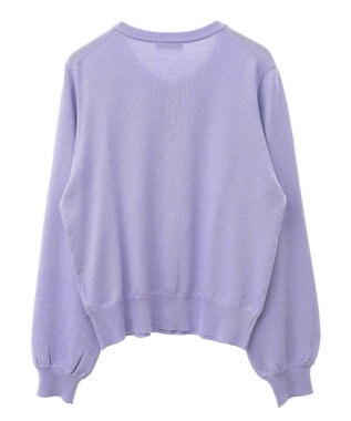earth music&ecology アンジェリーナラメカーディガン Lavender