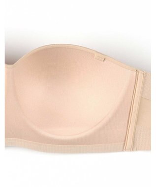 une nana cool ストラップレス 1/2カップ ノンワイヤーブラジャー ベージュ