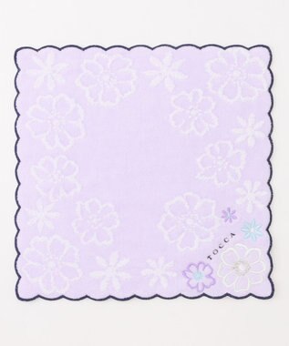 TOCCA WHITE BOUQUET TOWELCHIEF タオルハンカチ ライラック系