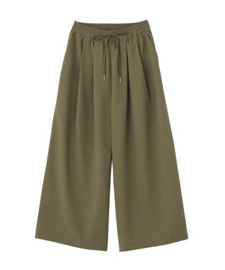 AMERICAN HOLIC 【マルチ機能】ドライタッチワイドパンツ Khaki