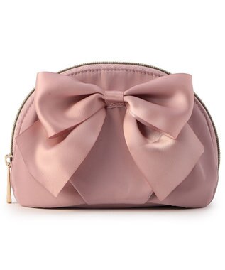 Chacott リボンポーチ グレイッシュローズ