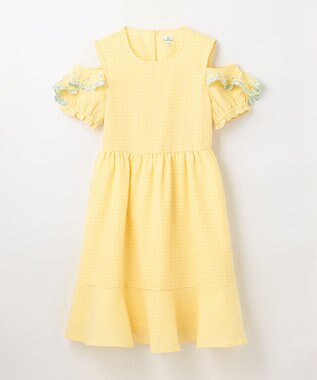 組曲 KIDS 【150-160㎝】ジュエルシー ワンピース イエロー系