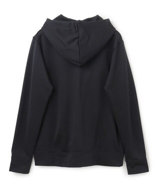 JOSEPH HOMME テックラインテリー　ジップアップパーカ ブラック系