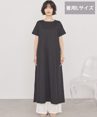 AMERICAN HOLIC 【選べる丈】フレアワンピース Black