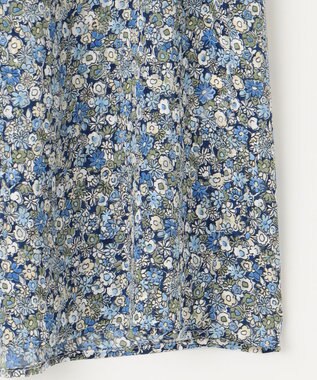 組曲 L フラワーレイヤープリント ブラウス ブルー系5