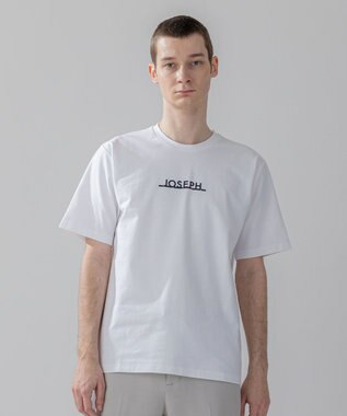JOSEPH HOMME 【WEB・一部店舗限定】 ライトダブルジャージーロゴプリント　半袖Tシャツ ホワイト系