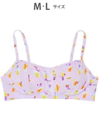 tsumori chisato SLEEP ノンワイヤーブラ　パッドつき　綿混　伸縮性がよい　ペアショーツあり　/ワコール　UBX552 ピンク