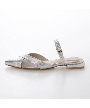 MODE ET JACOMO <carino>【２WAY】バックベルトサンダルパンプス シルバー