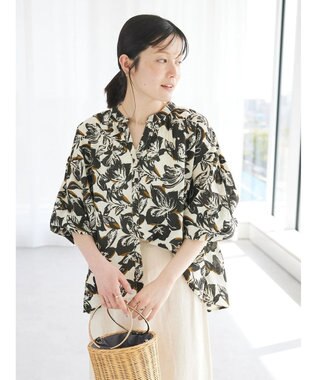 CRAFT STANDARD BOUTIQUE インド綿アソート柄シャツチュニック