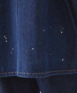 AMERICAN HOLIC ペイントデニムカバーオールジャケット Indigo