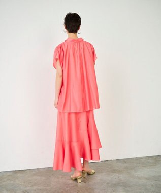 GRACE CONTINENTAL イレギュラーヘムスカート ピンク