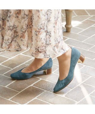 Riz raffinee <Riz raffinee>スクエアトゥプレーンパンプス