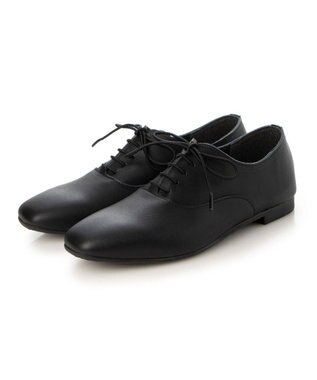 ing <ing>【WEB限定】ゴム紐レースアップシューズ ブラック