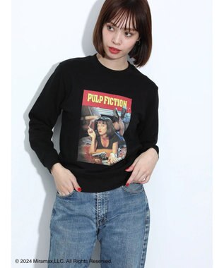 Green Parks ■ＰＵＬＰ　ＦＩＣＴＩＯＮ　ポスターｐｔＢｏｙｓスウェット Black